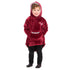 Snuggs Kids Blanket Hoodie Dark Red مدفع رمصان
